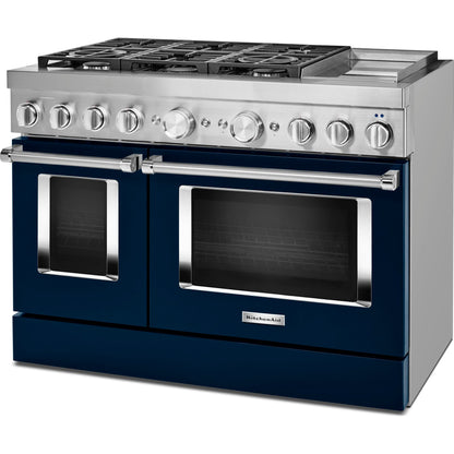KitchenAid Dual Fuel Range (KFDC558JIB) - Ink Blue