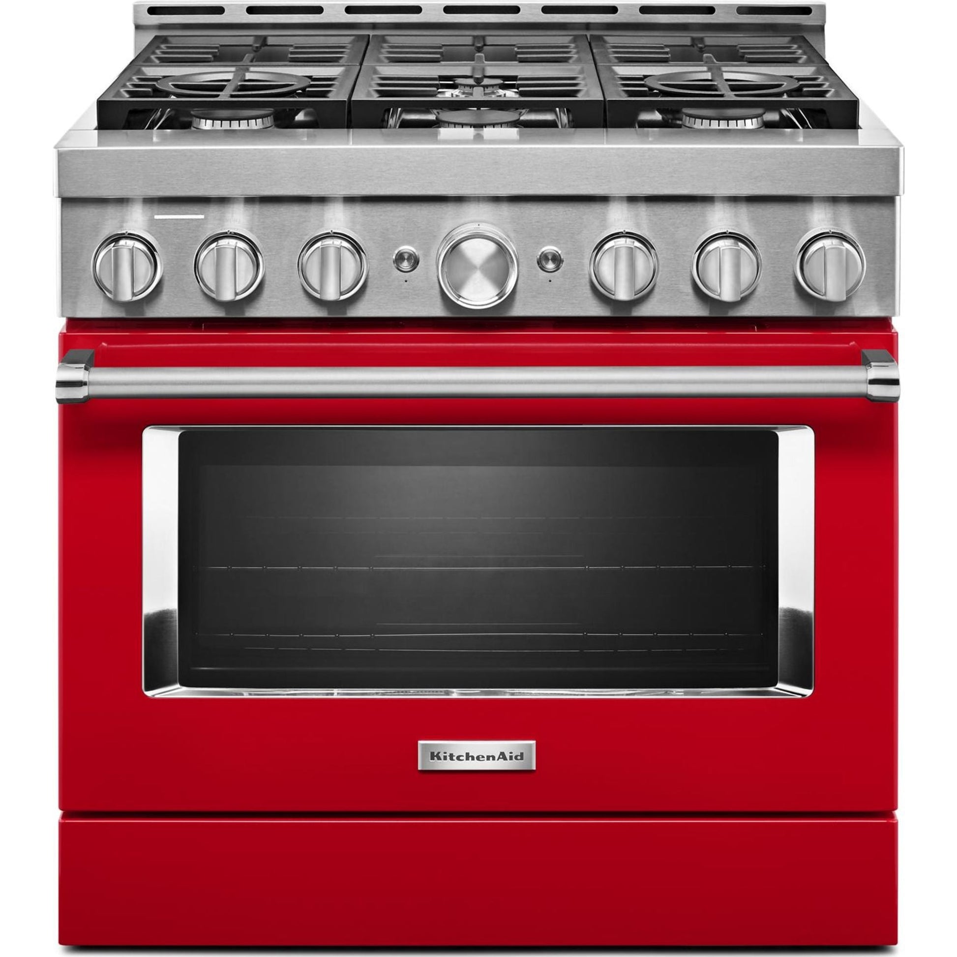 KitchenAid Gas Range (KFGC506JPA) - Passion Red