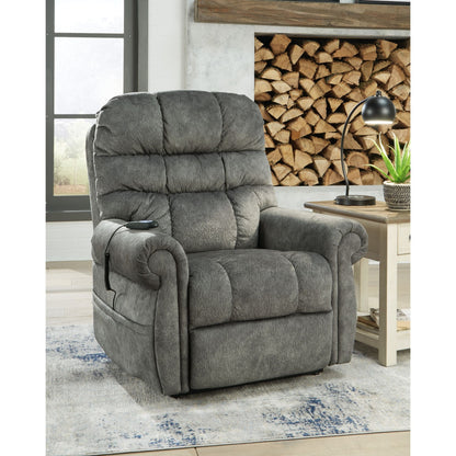 Mopton Power Lift Recliner - Steel