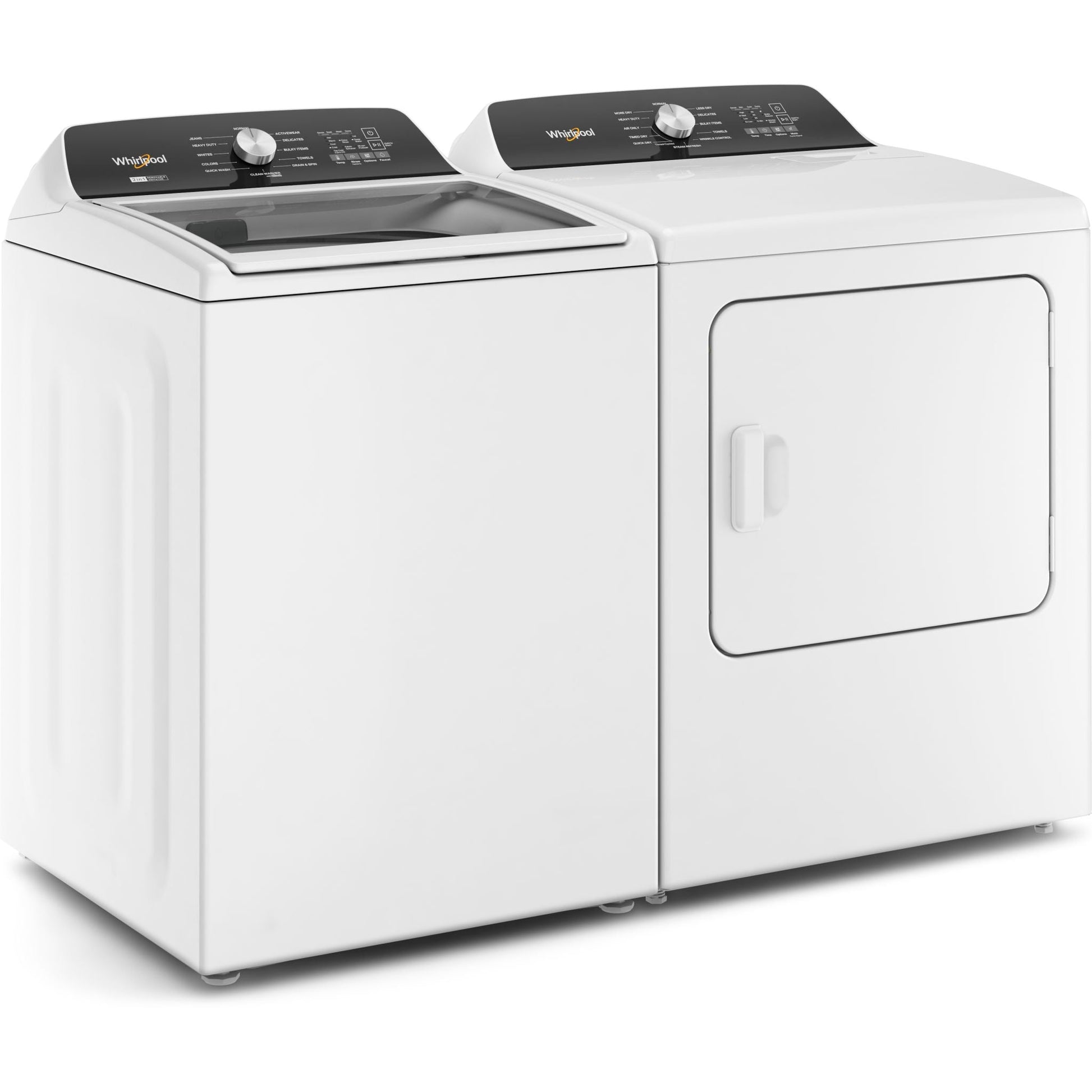 Whirlpool Top Load Pair (1554146K) - White