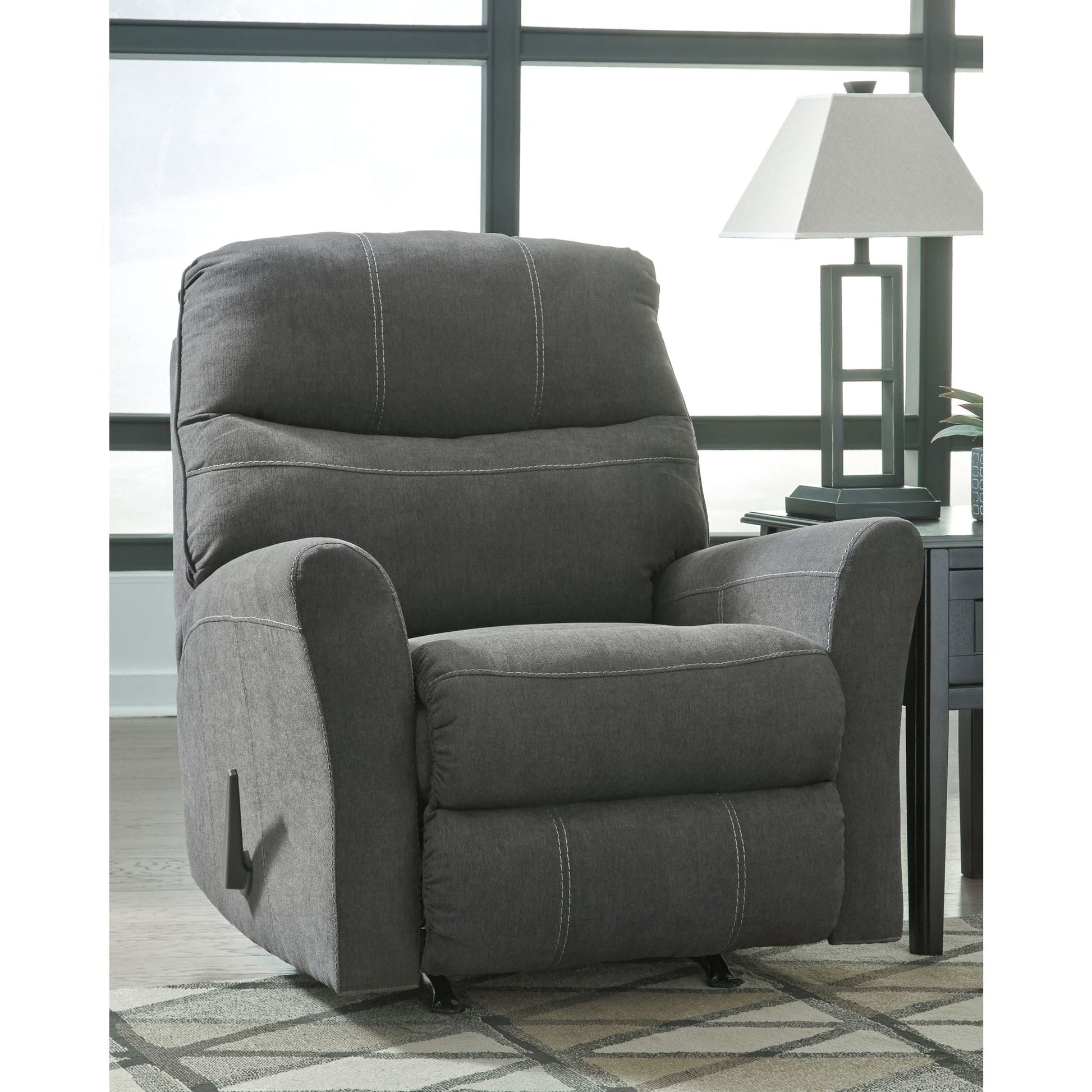 Jennifer Rocker Recliner - Charcoal