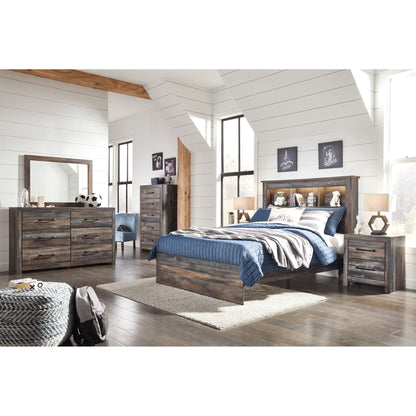 Drystan 5 Piece Full Bedroom - Multi