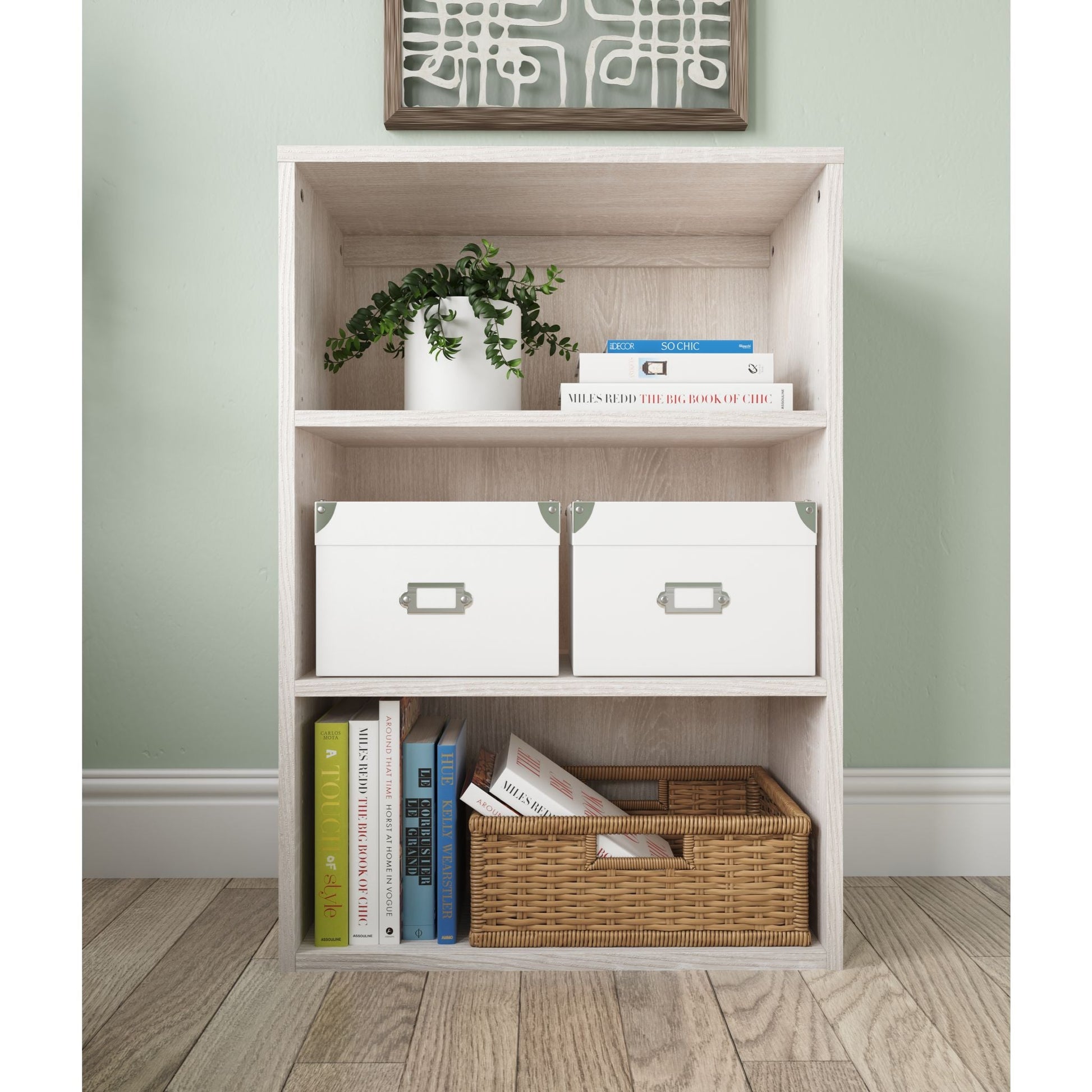 Dorrinson Medium Bookcase - Antique White