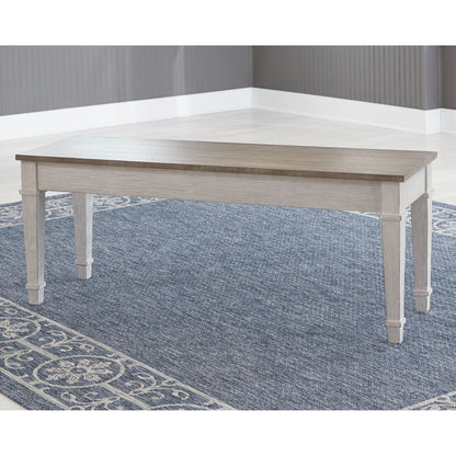 Skempton Bench - White/Light Brown - (D394-00)