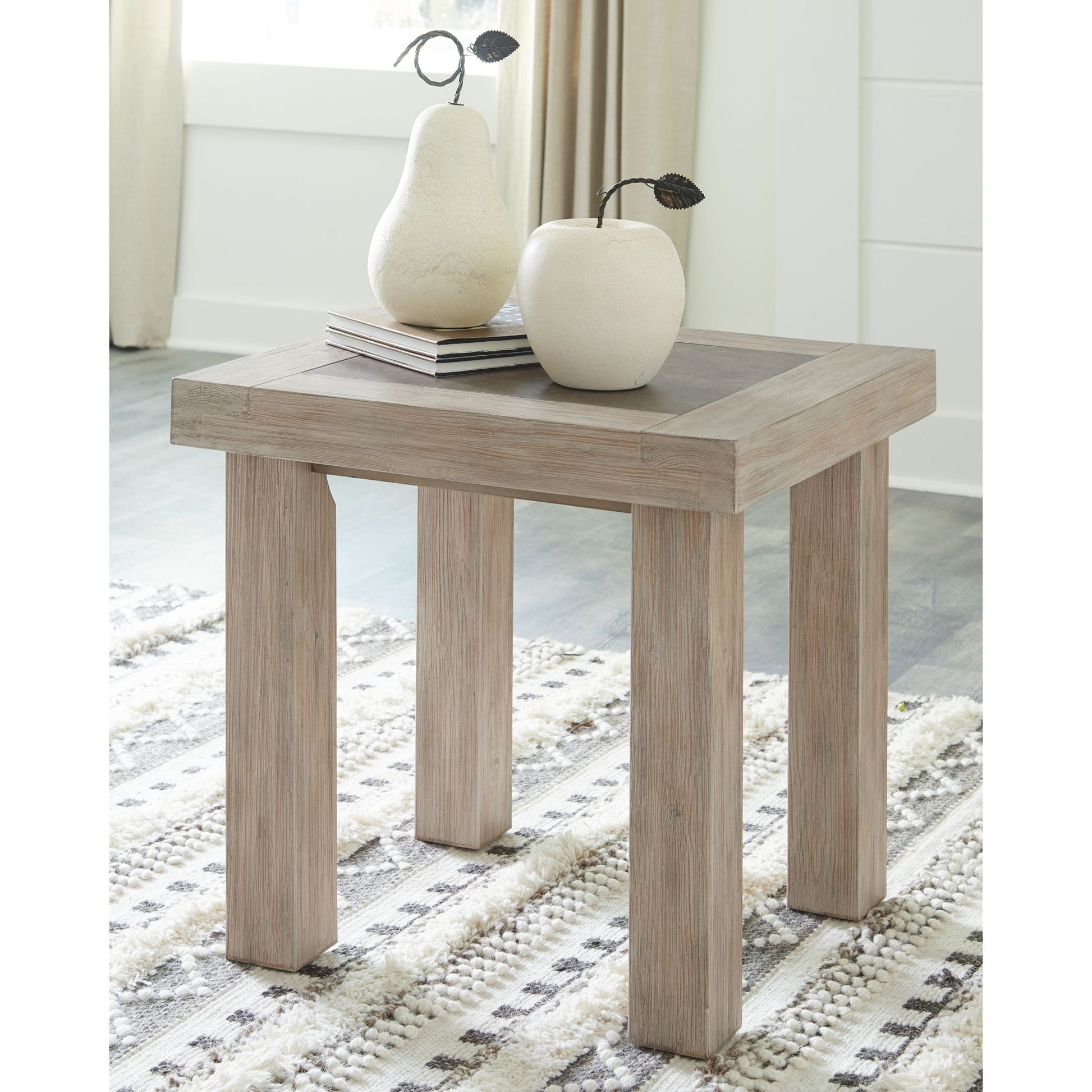 Hennington End Table - Light Brown