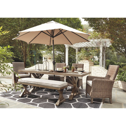 Outdoor Beachcroft Collection 5 Piece Package Beige