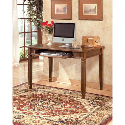 Hamlyn Small Leg Desk - Medium Brown