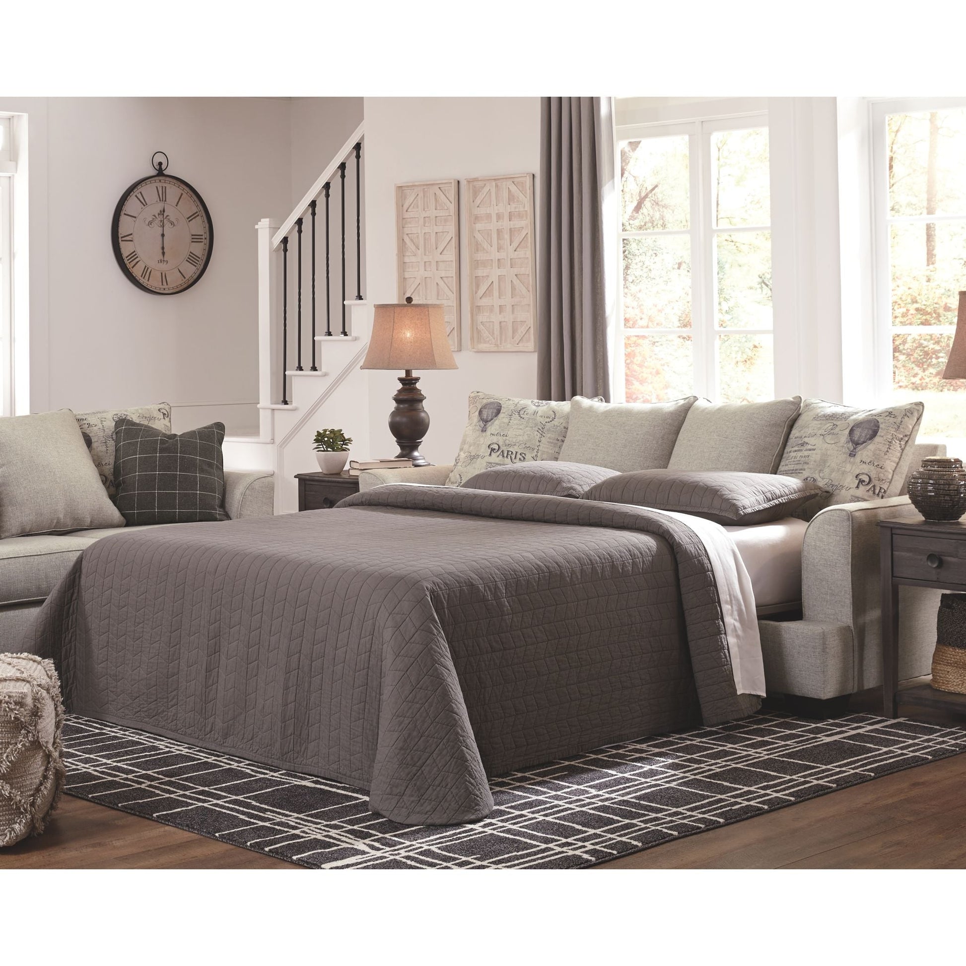 Velletri Queen Sleeper - Pewter