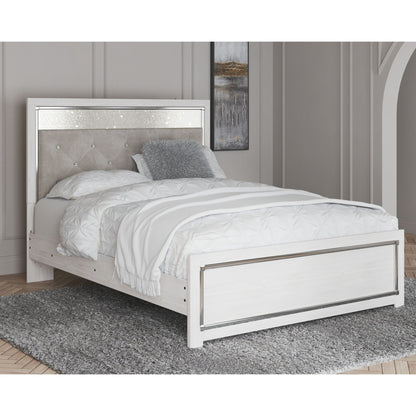 Altyra 3 Piece Panel Bed - White