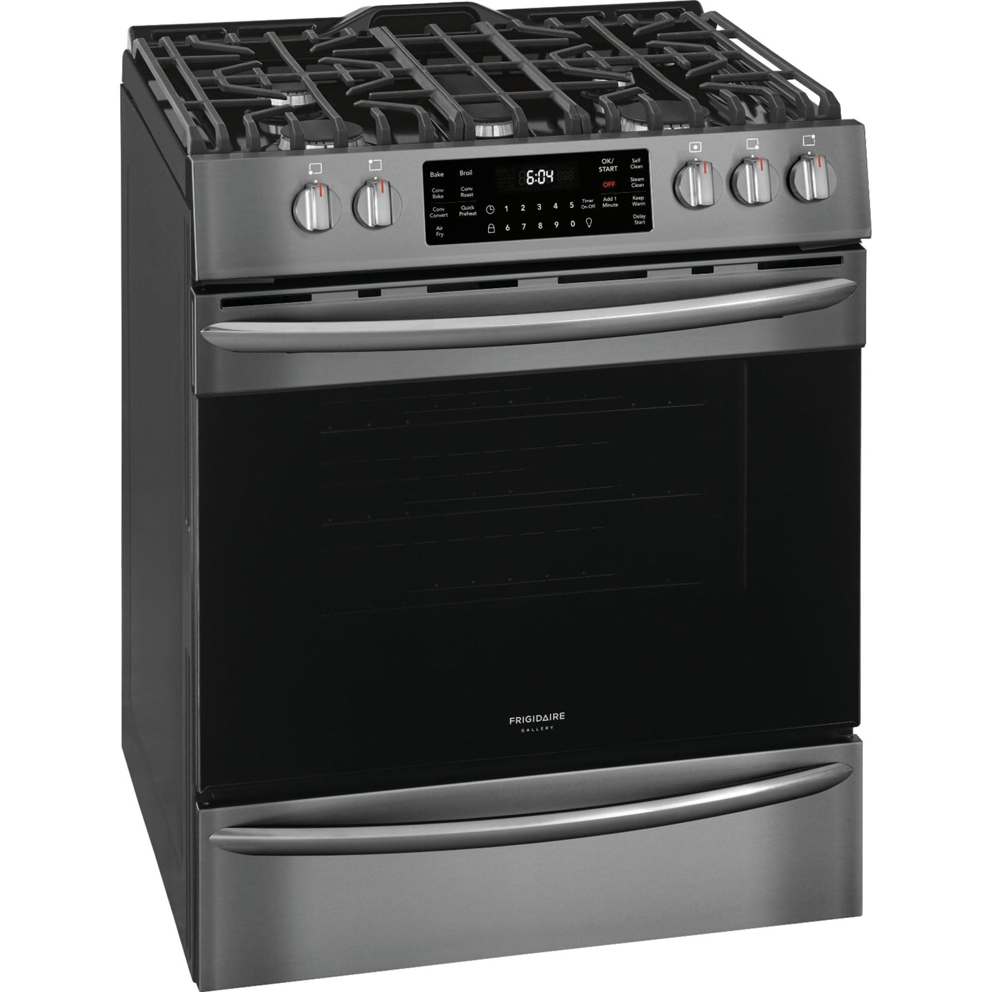 Frigidaire Gallery Gas Range (FGGH3047VD) - Black Stainless