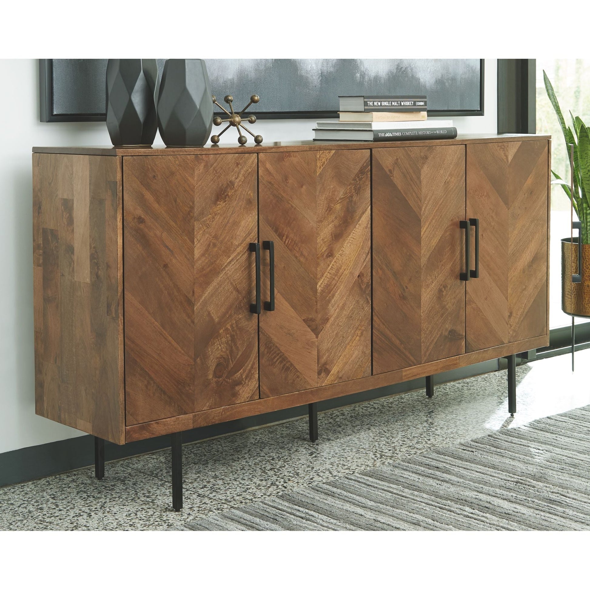 Prattville Accent Cabinet - Brown