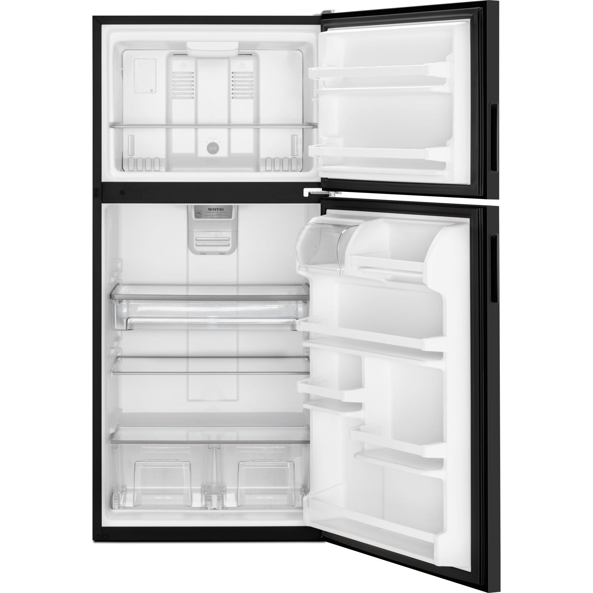 Maytag Top Mount Fridge (MRT311FFFE) - Black