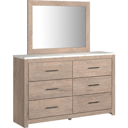 Senniberg 5 Piece Twin Bedroom - Light Brown/White