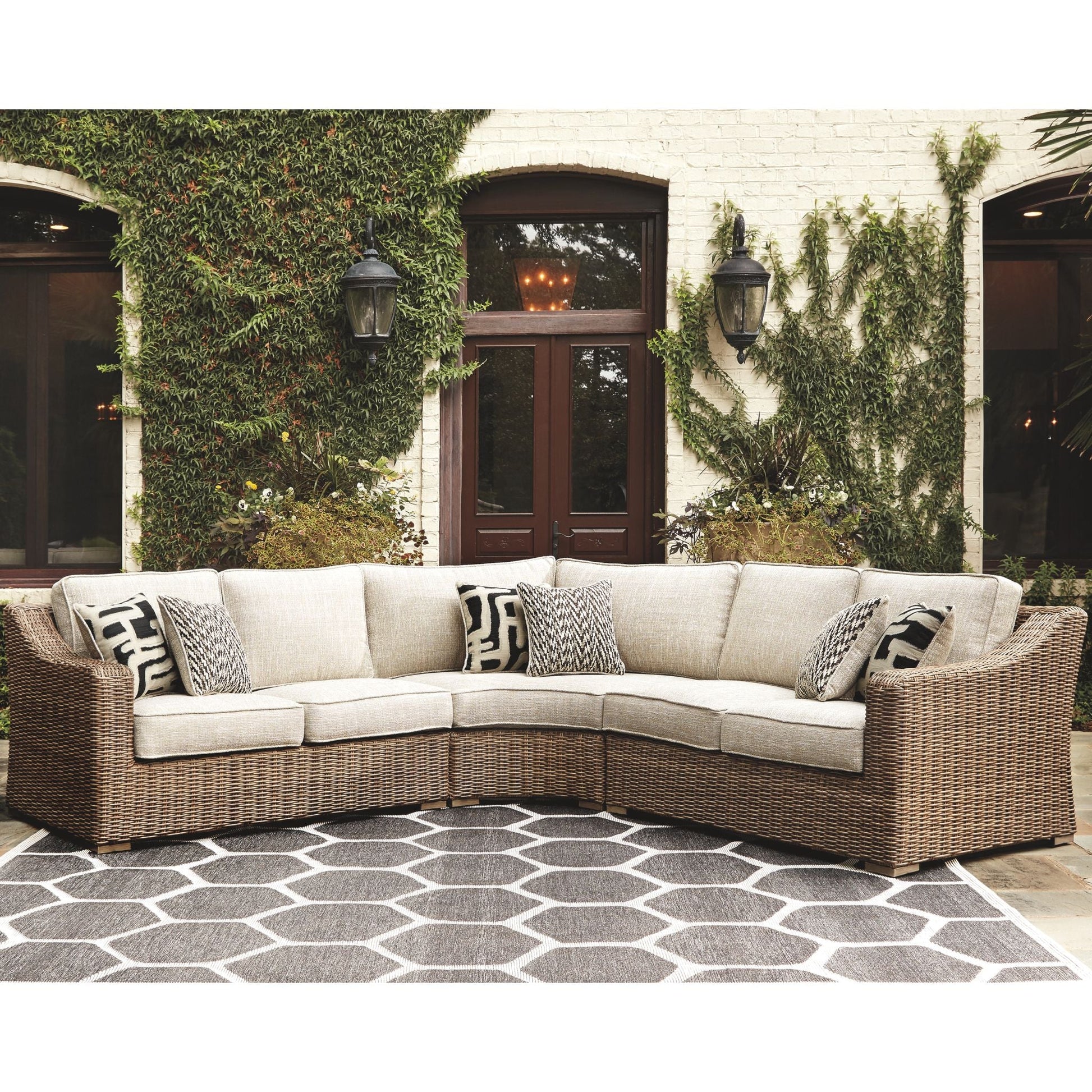 Outdoor Beachcroft Collection 3 Piece Package Beige