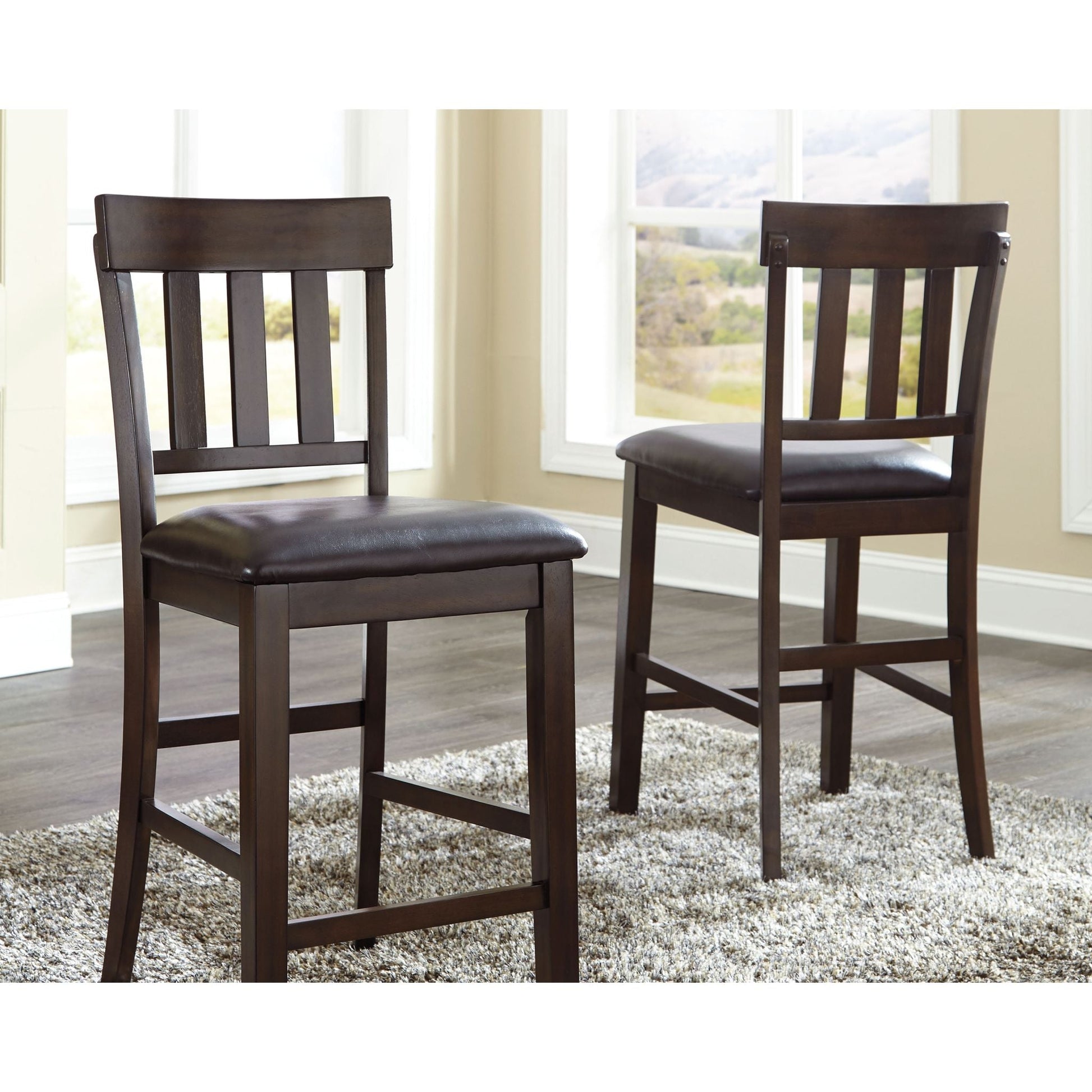 Baltica 2 Bar Stools - Dark Brown - (PKG000160)