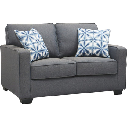 Kiessel Loveseat - Steel