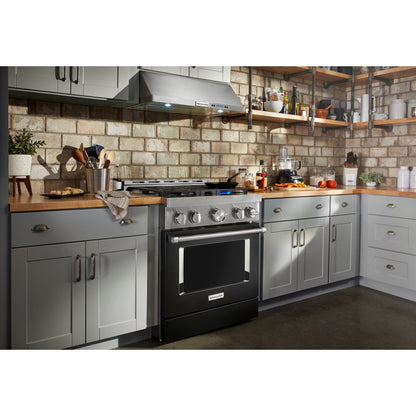 KitchenAid Gas Range (KFGC500JIB) - Ink Blue