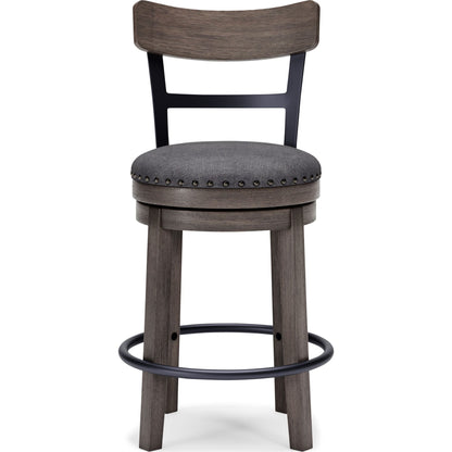 Caitbrook Bar Stool - Gray - (D388-224)