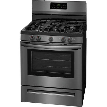 Frigidaire Gas Range (FFGF3054TD) - Black Stainless