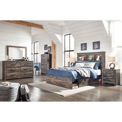 Drystan 5 Piece Full Bedroom - Multi