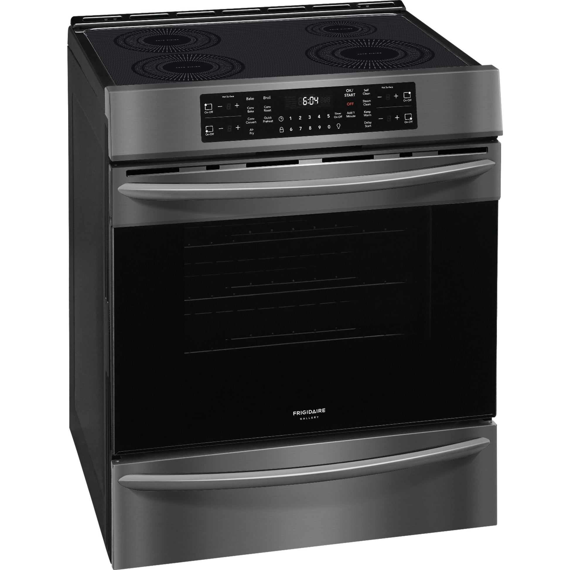 Frigidaire Gallery Front Control Range (CGIH3047VD) - Black Stainless