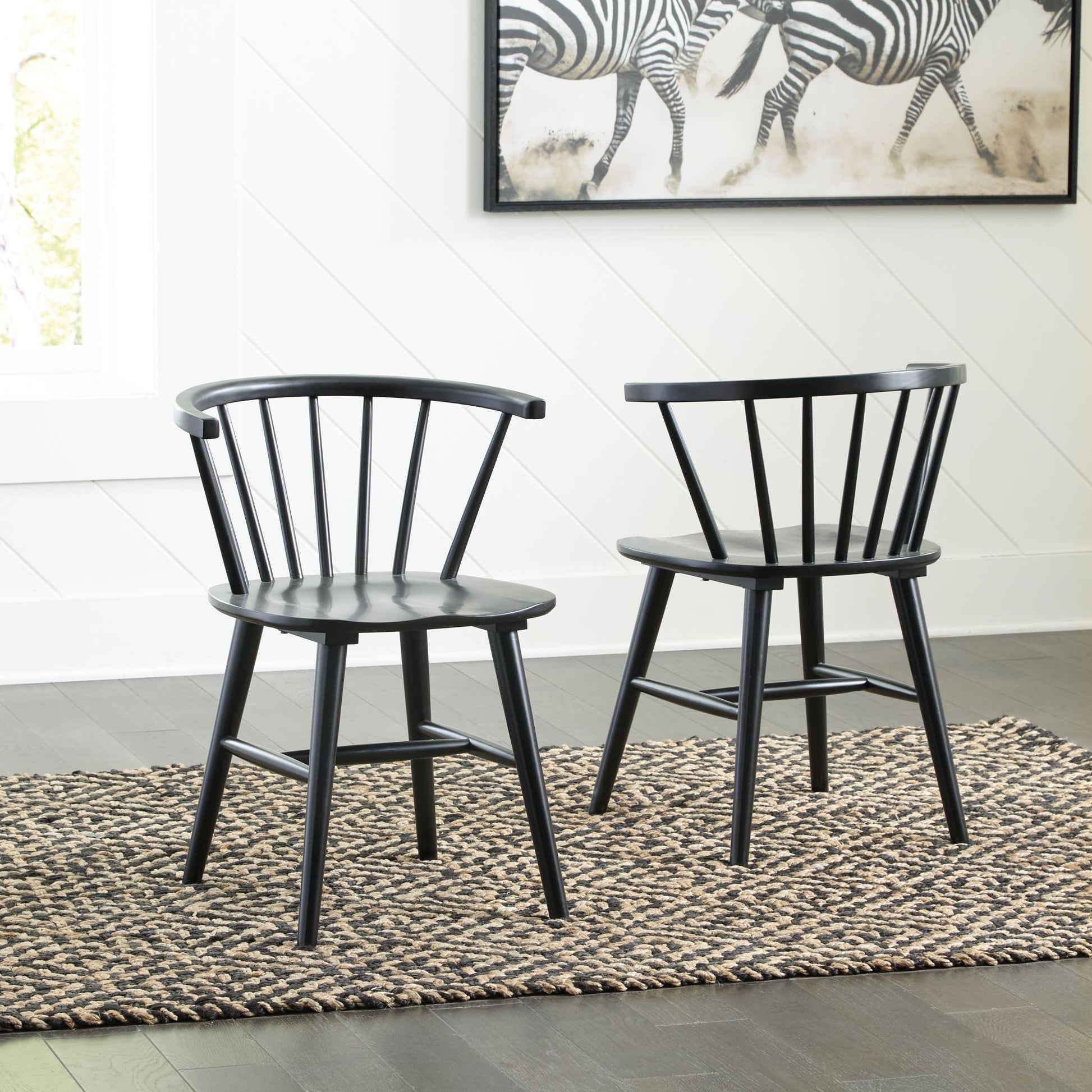 Otaska Side Chair - Black - (D406-01)