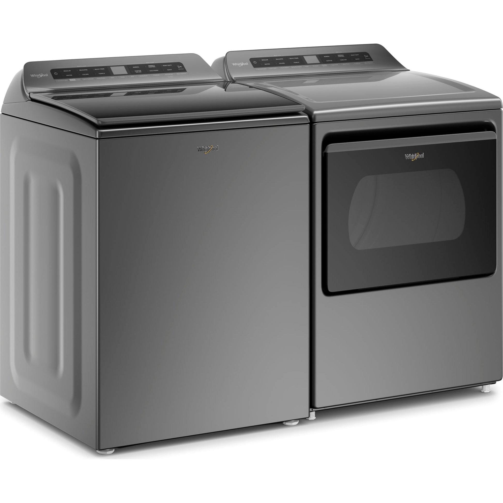 Whirlpool Top Load Pair (WHL1477388K) - Chrome Shadow