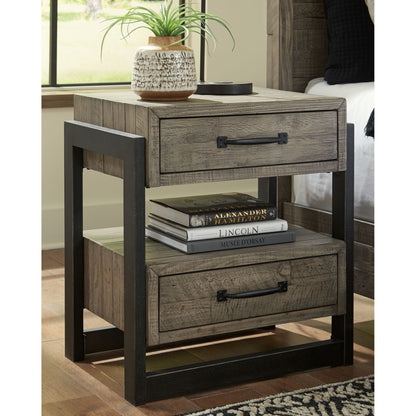 Brennagan Nightstand - Gray