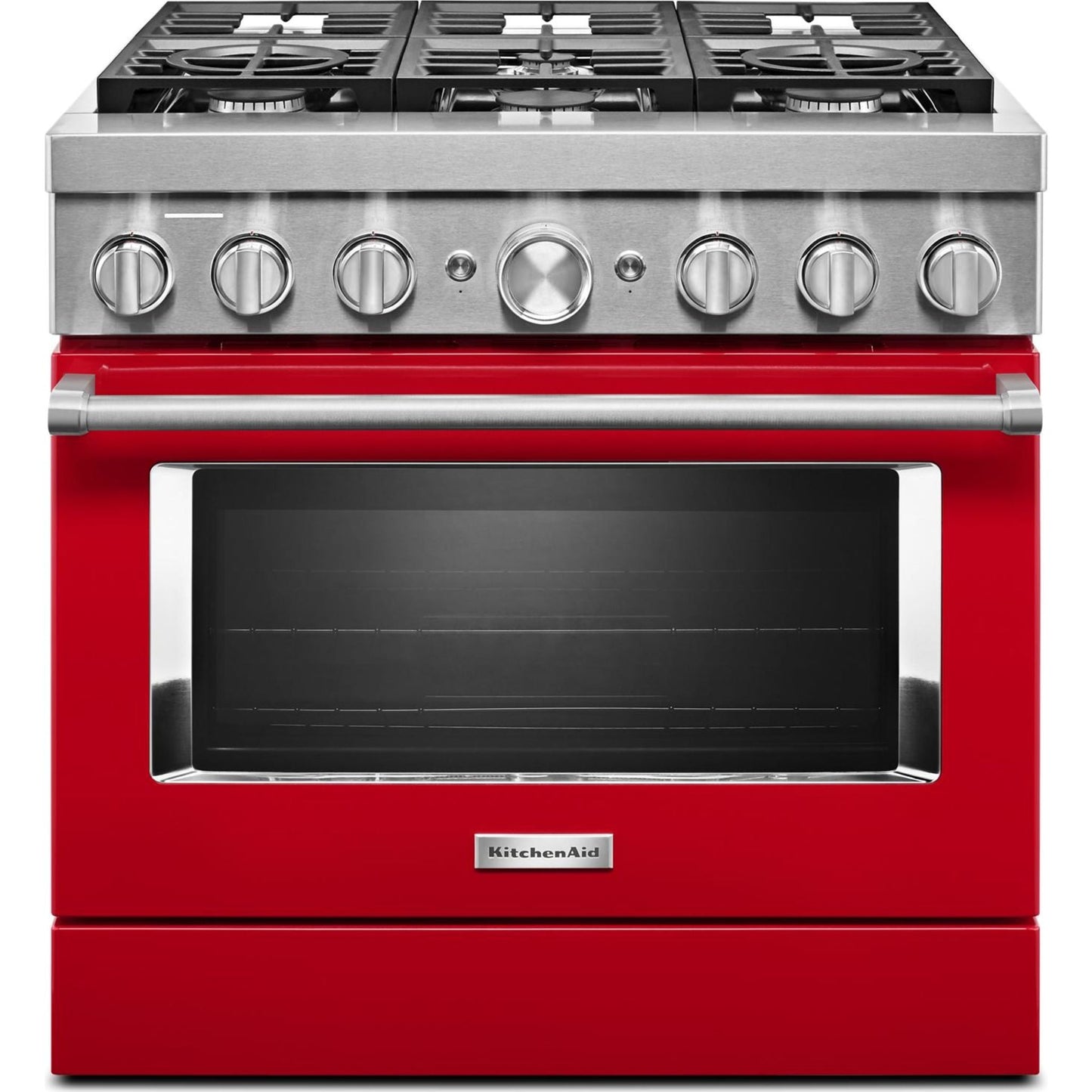 KitchenAid Dual Fuel Range (KFDC506JPA) - Passion Red