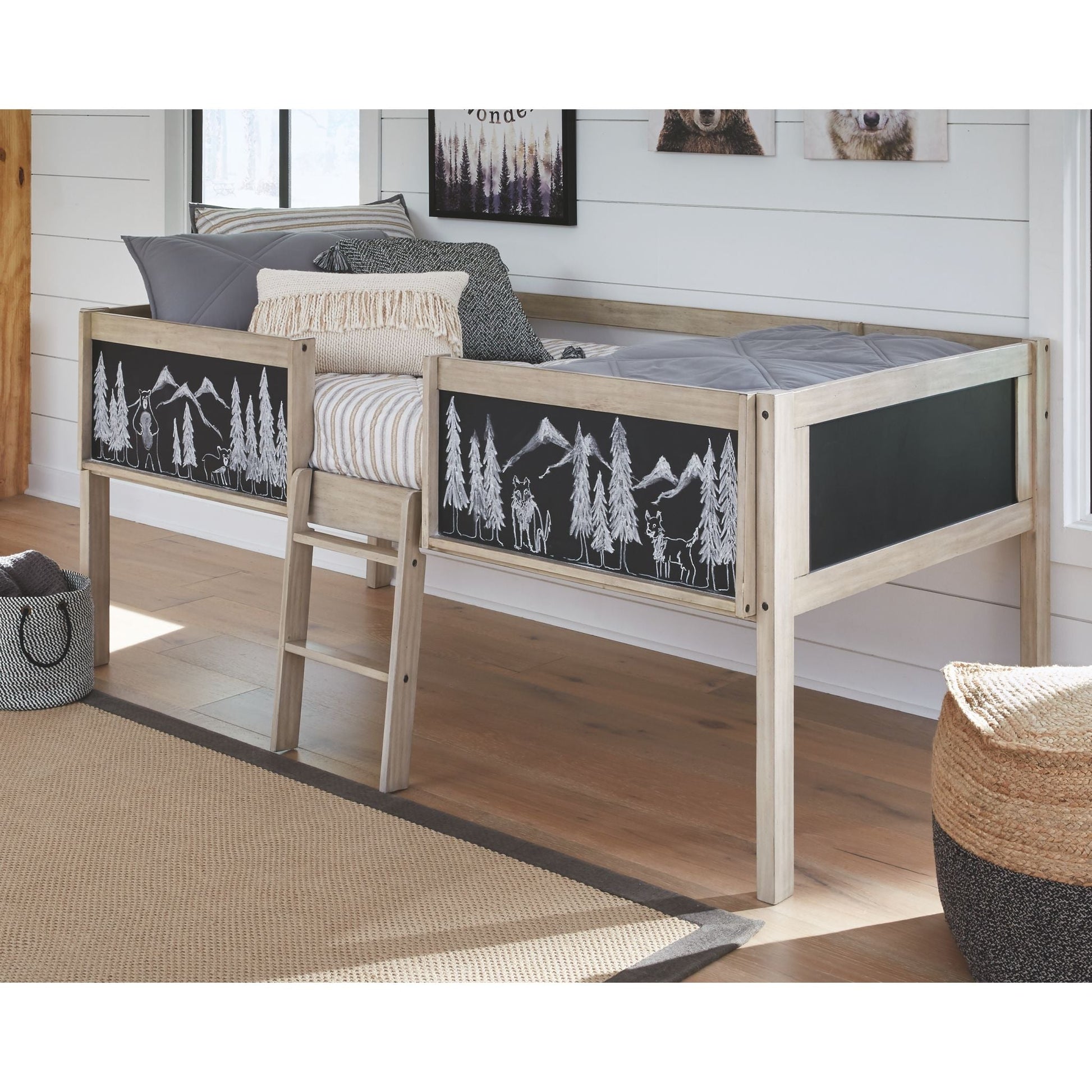 Wrenalyn Twin Lower Loft - Two-tone