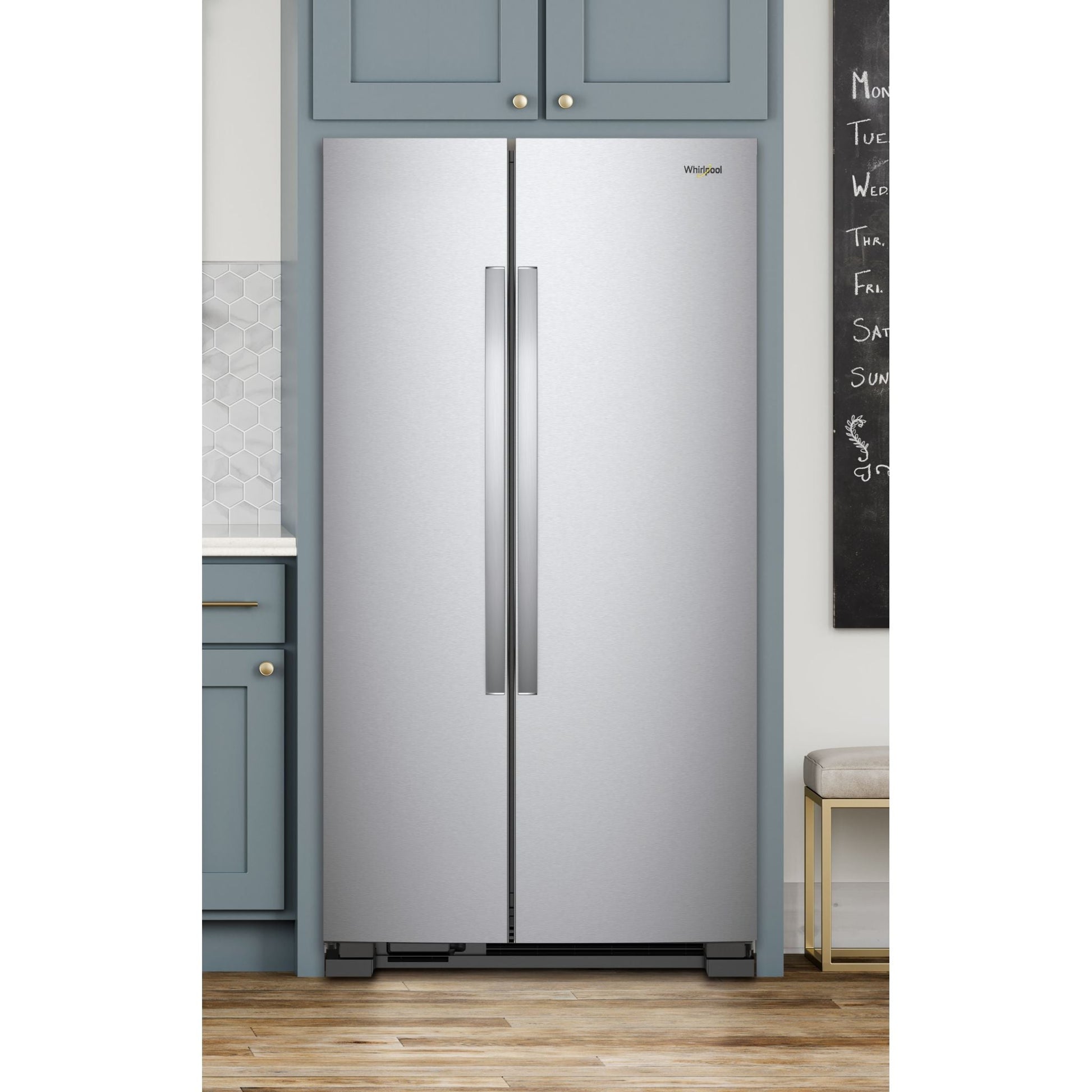 Whirlpool Side x Side Fridge (WRS312SNHM) - Stainless Steel