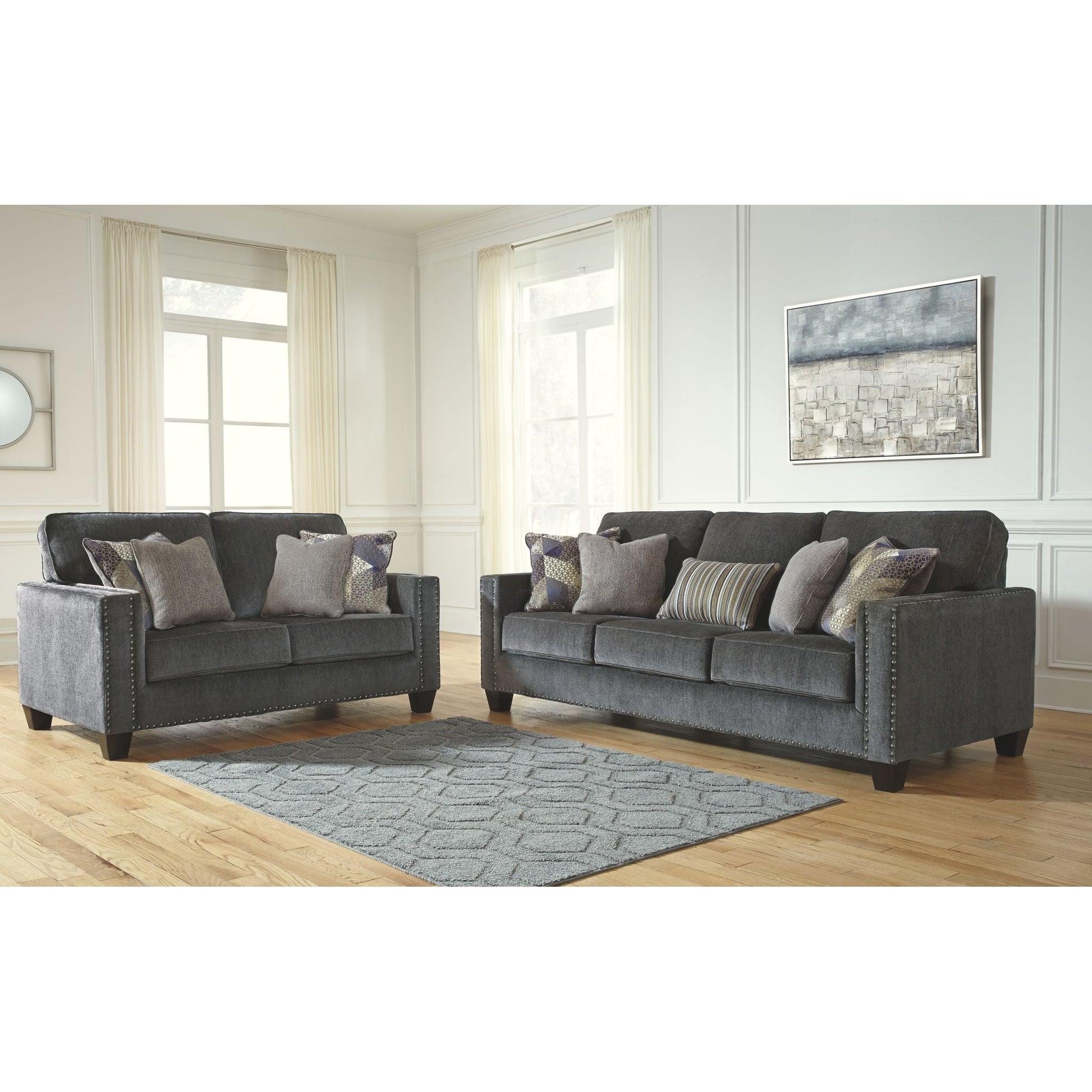 Dilanger Loveseat - Smoke