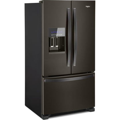Whirlpool French Door Fridge (WRF555SDHV) - Black Stainless