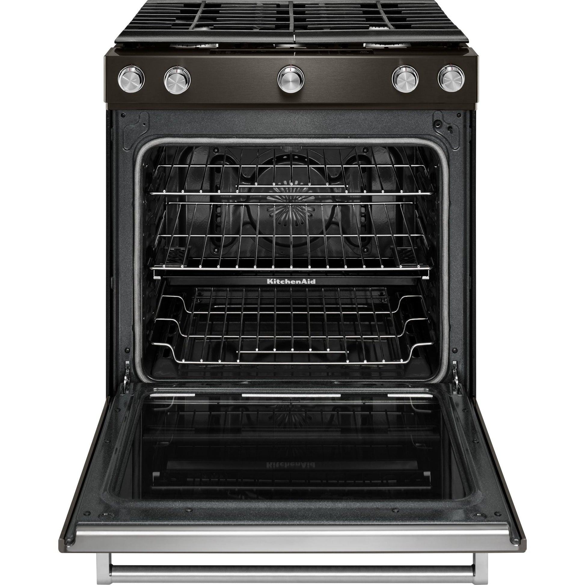 KitchenAid Gas Range (KSGG700EBS) - Black Stainless Steel