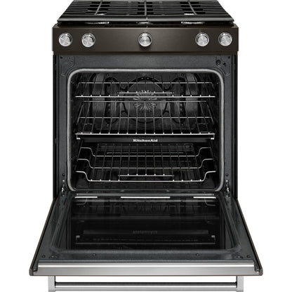 KitchenAid Gas Range (KSGG700EBS) - Black Stainless Steel
