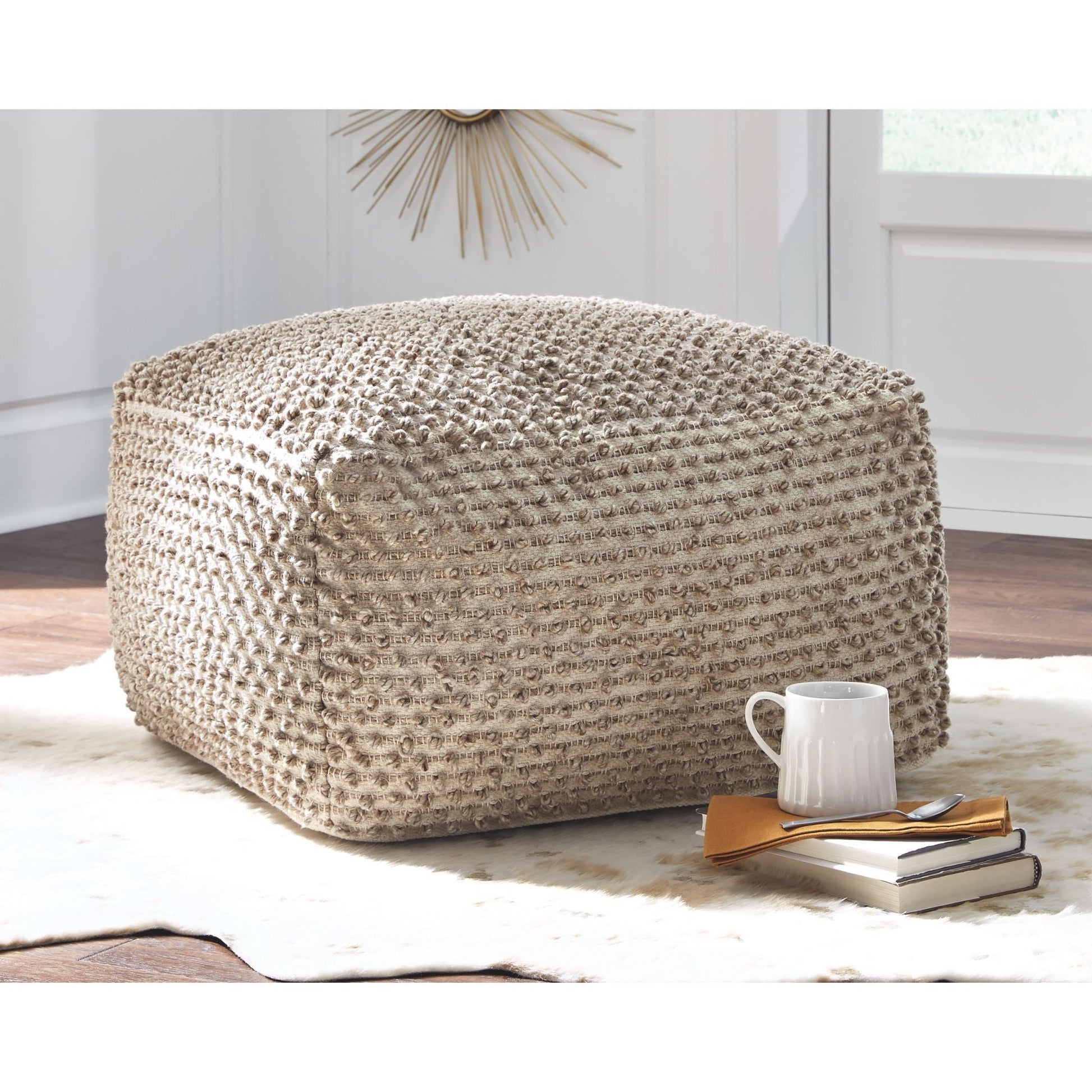 Hedy Pouf - Natural