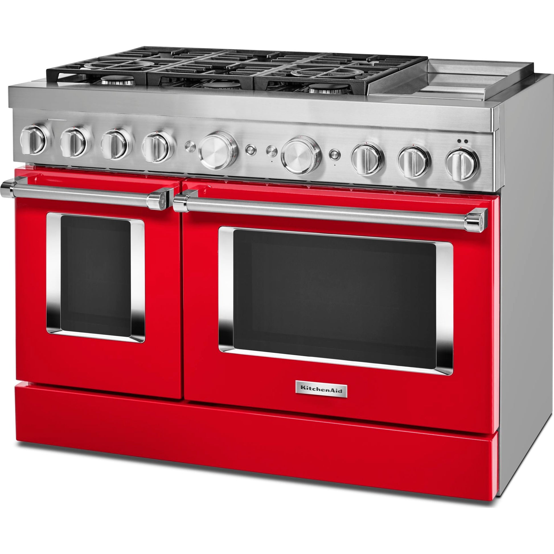 KitchenAid Dual Fuel Range (KFDC558JPA) - Passion Red