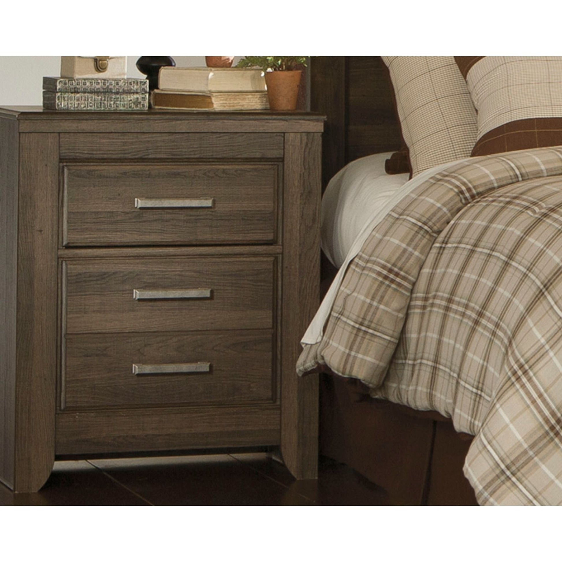 Juararo Nightstand - Dark Brown