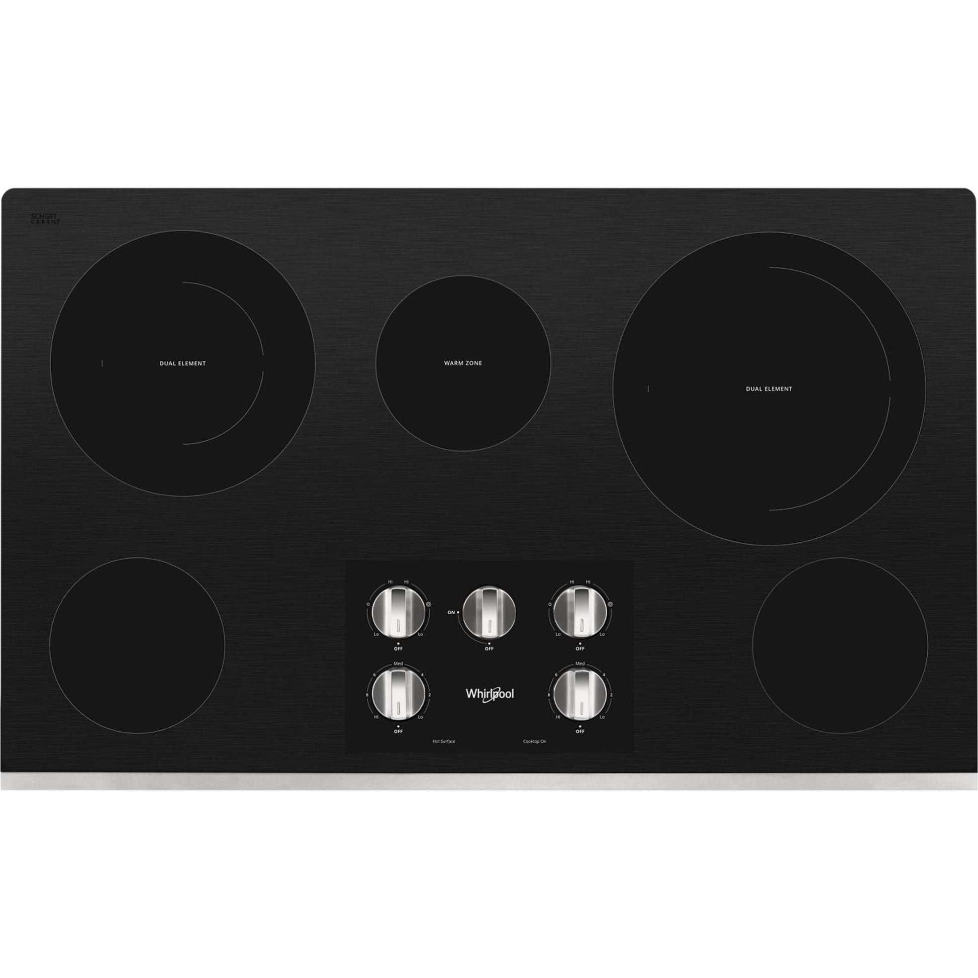 Whirlpool 36" Cooktop (WCE77US6HS) - Stainless Steel