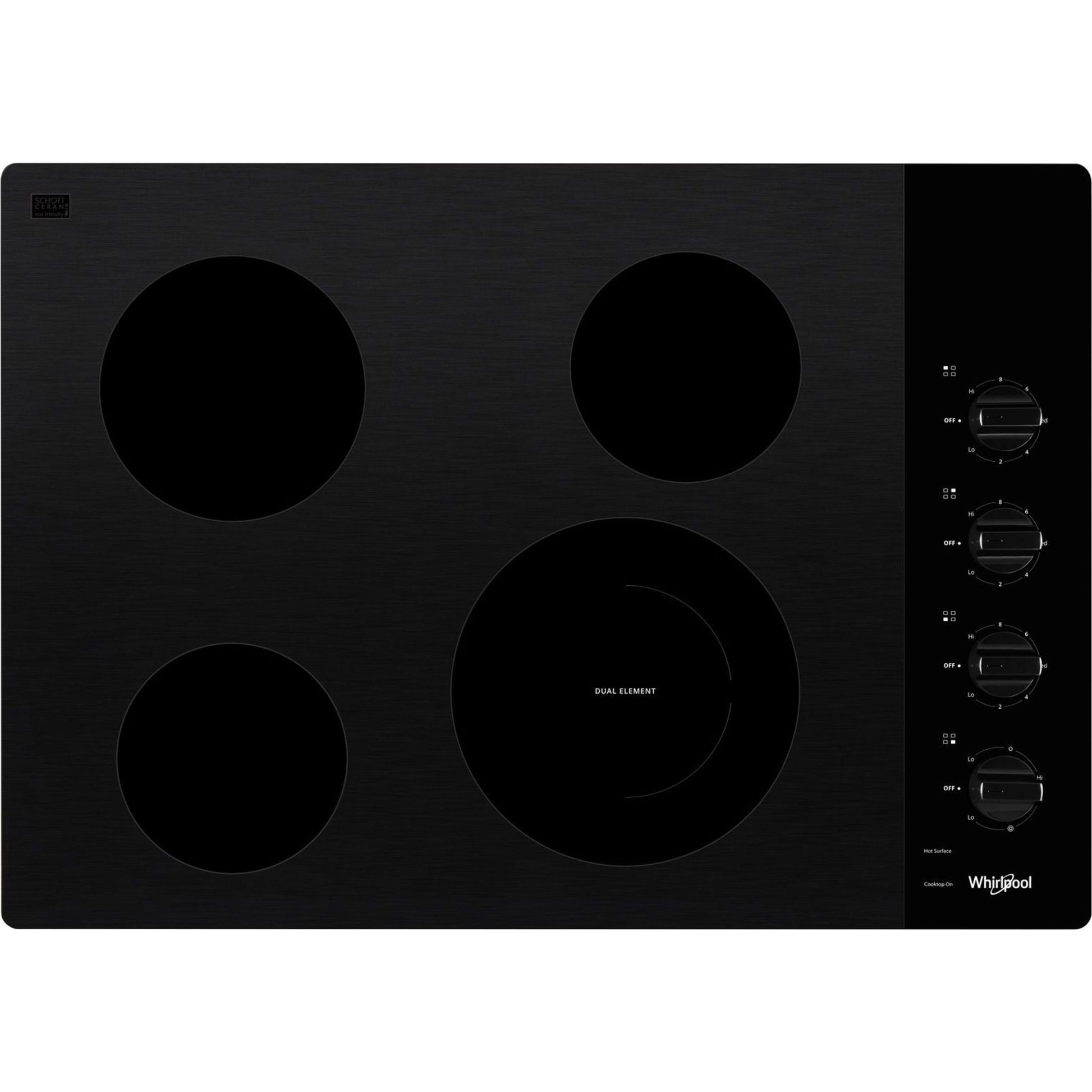 Whirlpool 30" Cooktop (WCE55US0HB) - Black