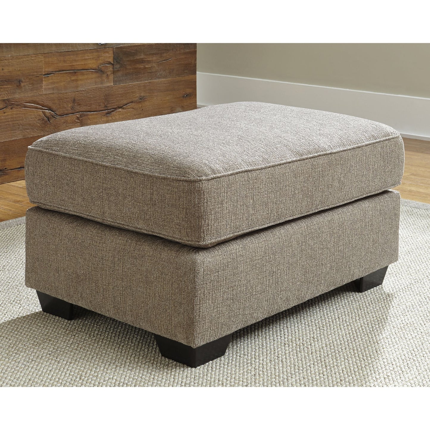 Pantomine Oversized Accent Ottoman - Driftwood