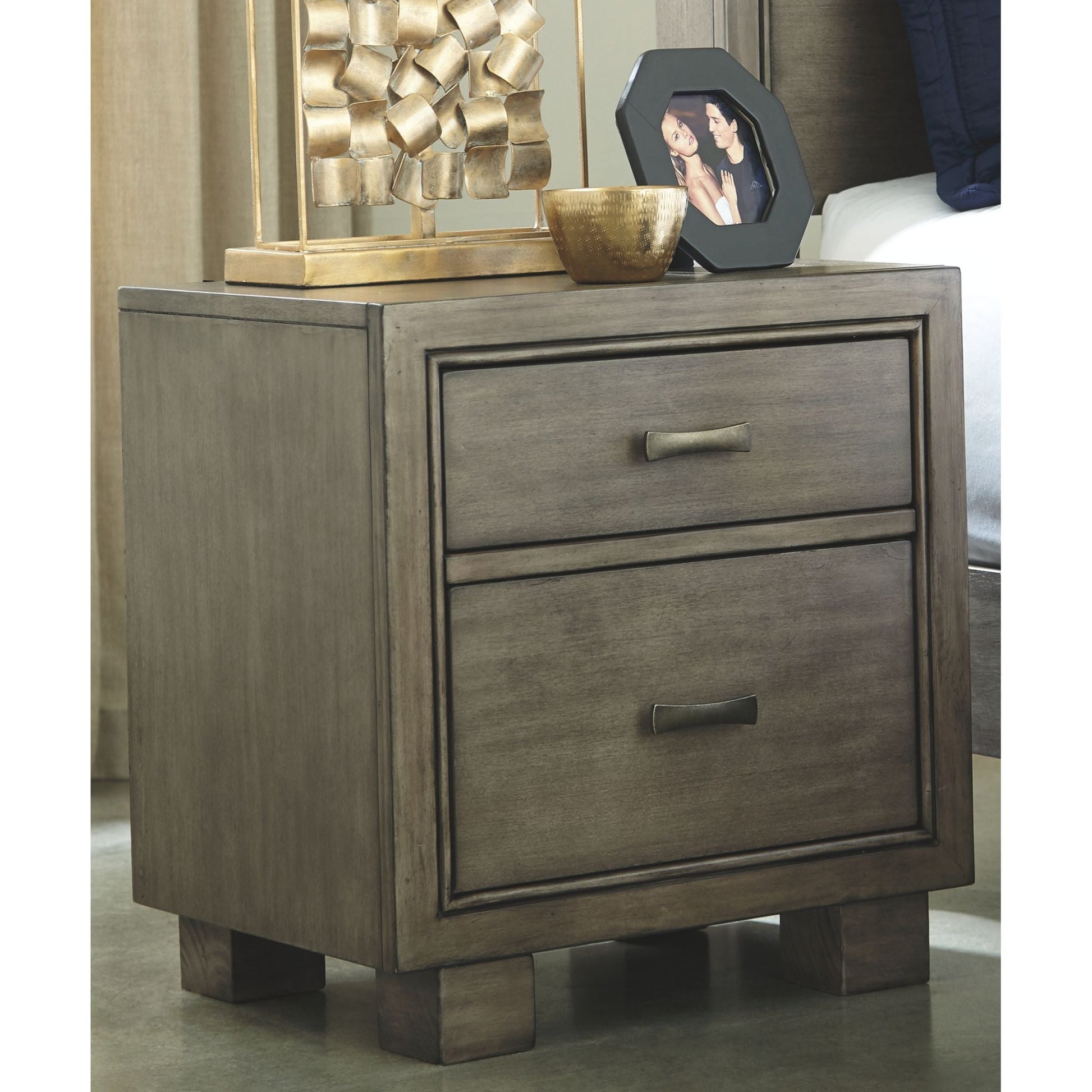 Arnett Nightstand - Gray
