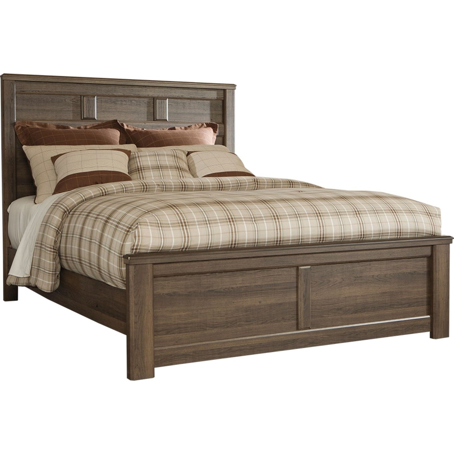 Juararo 6 Piece Queen Bedroom - Dark Brown