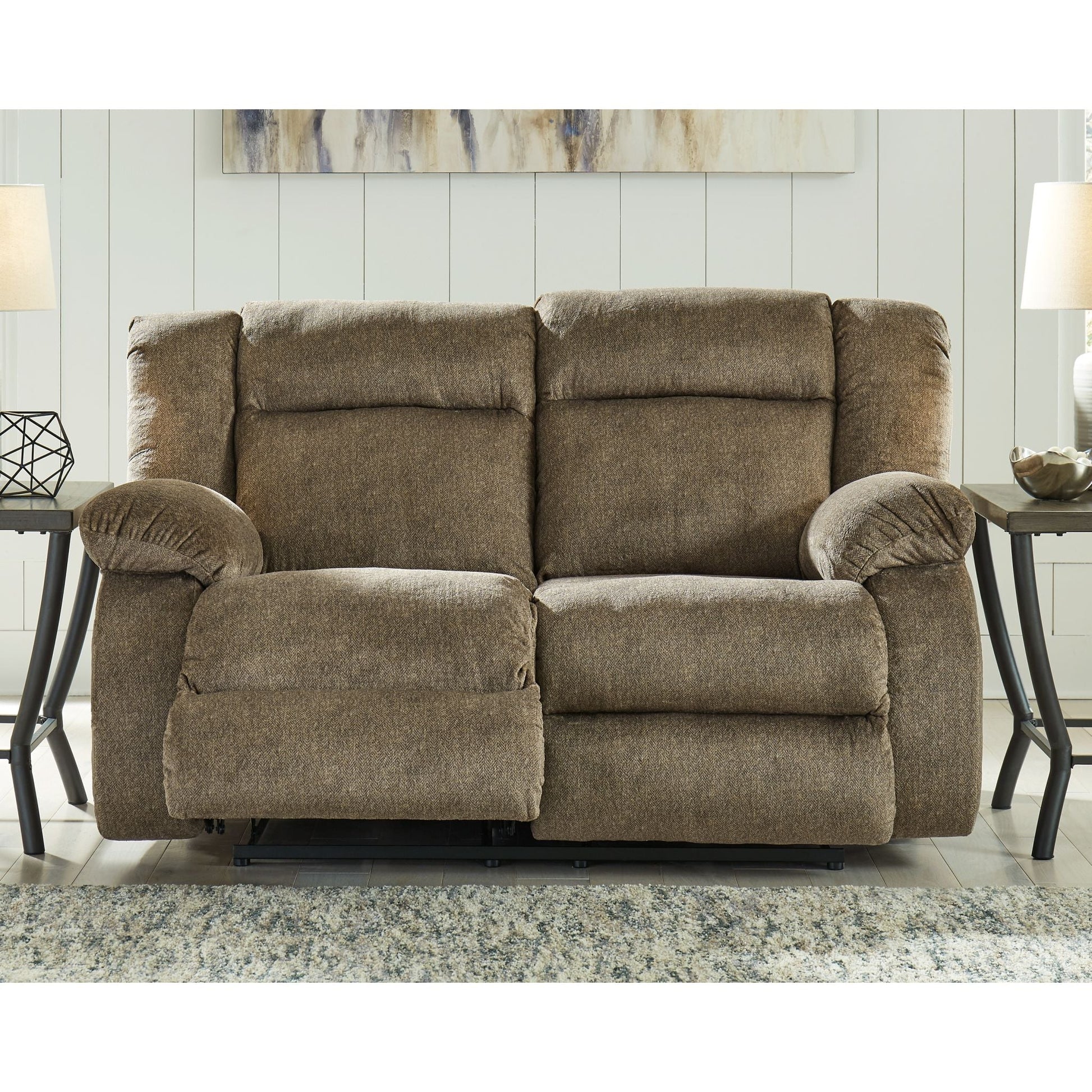 Burkner Power Reclining Loveseat - Mocha