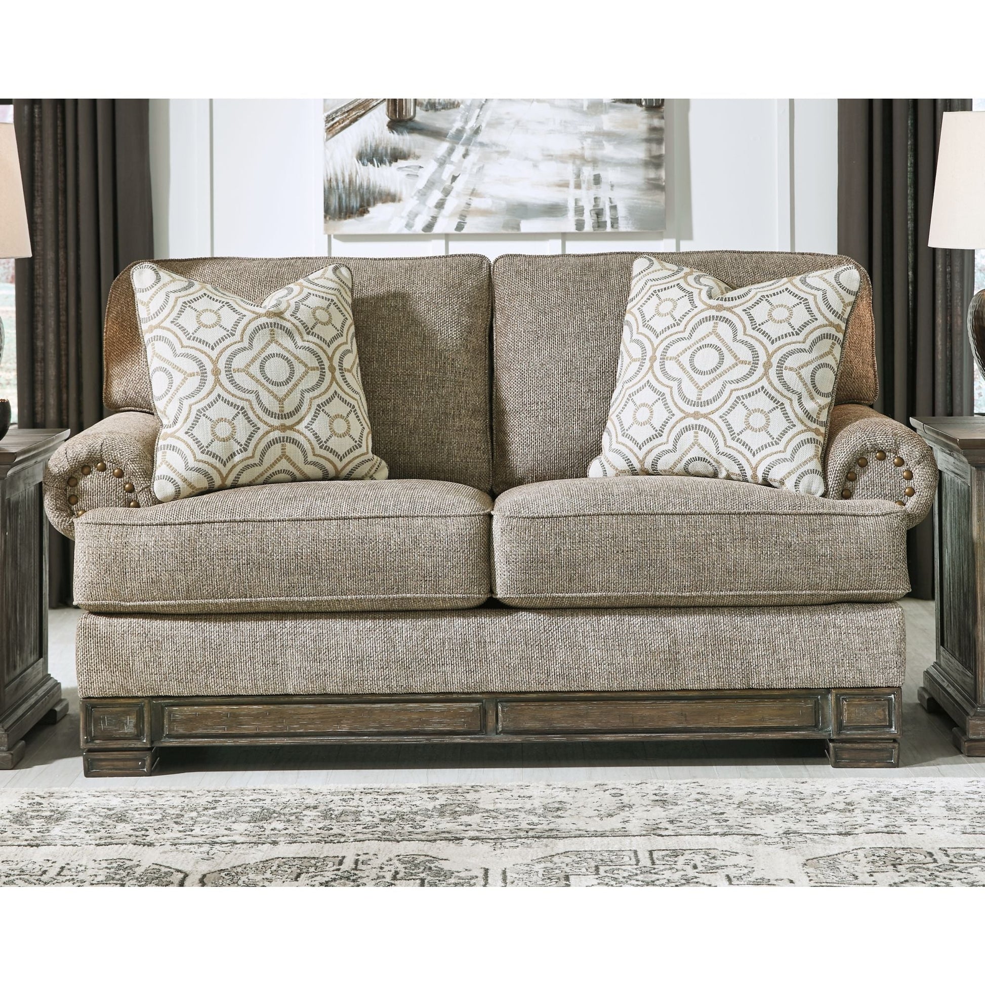 Einsgrove Loveseat - Sandstone