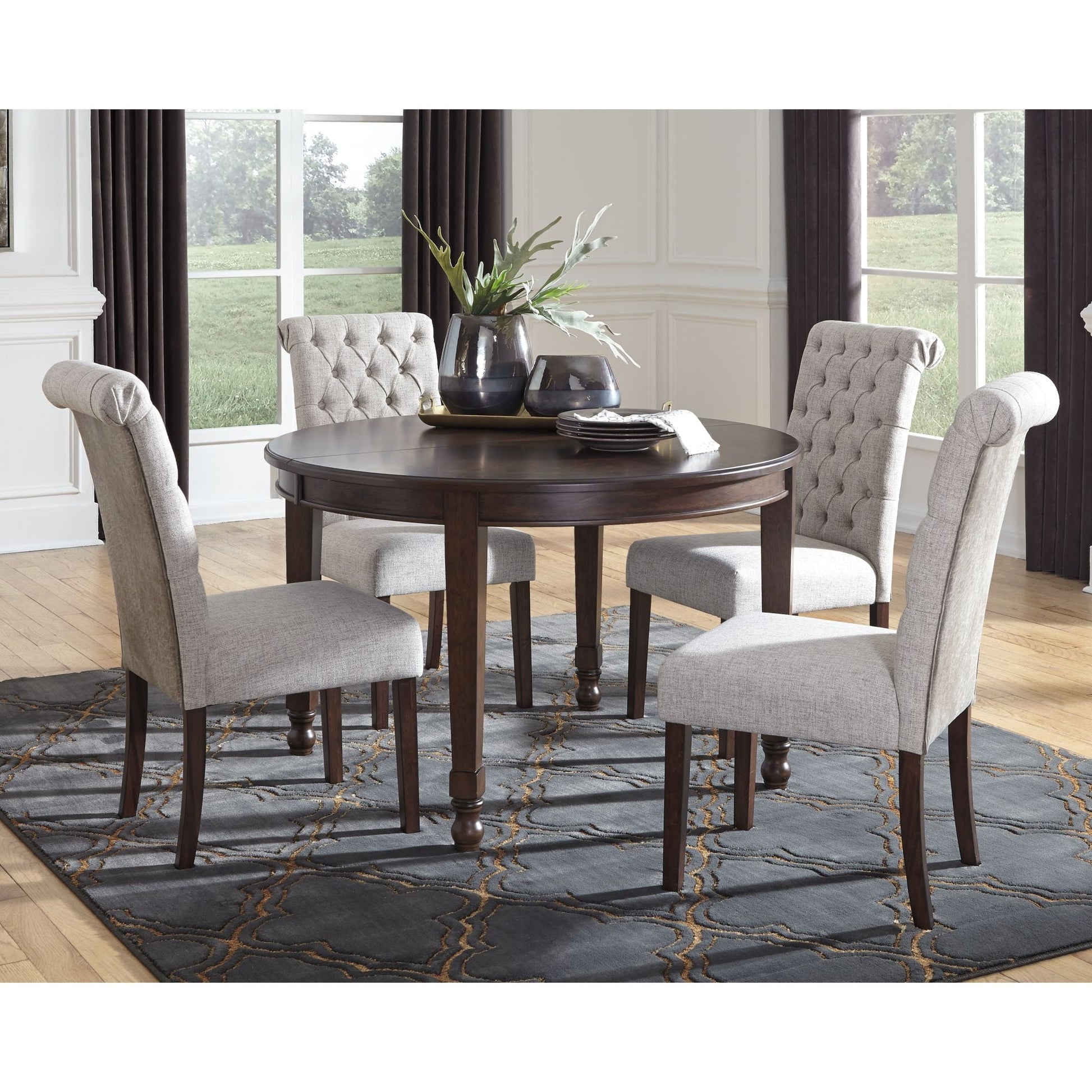 Hilmoore Table - Reddish Brown - (D677-35)
