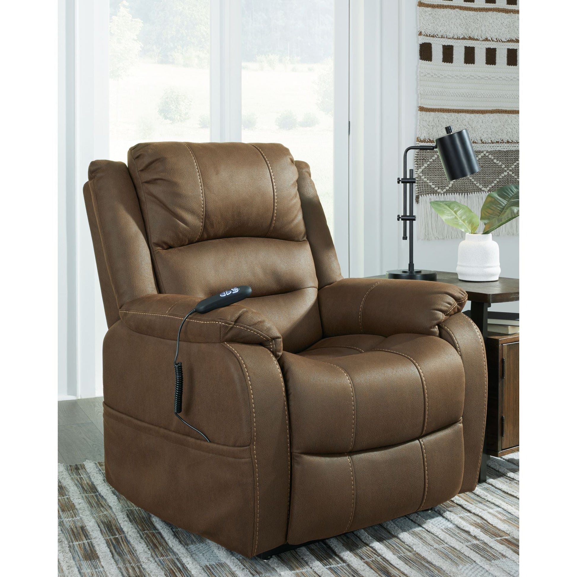 Whitehill Power Lift Recliner - Chocolate