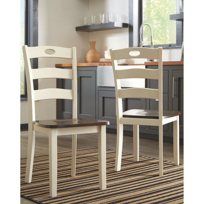 Woodanville Side Chair - Two Tone - (D335-01)