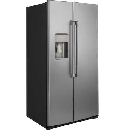 Café 21.9 Cu. Ft. Counter-Depth Side-by-Side Refrigerator Stainless Steel - CZS22MP2NS1