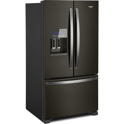 Whirlpool French Door Fridge (WRF555SDHV) - Black Stainless